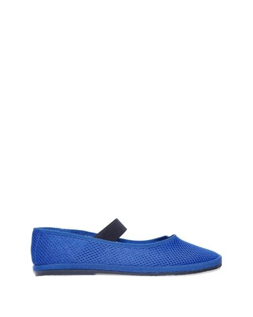 DROGHERIA CRIVELLINI Blue Ballerines En Résille À Bride Élastique