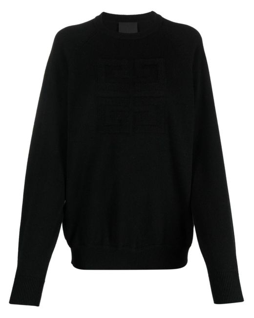 Givenchy Black Round-neck Cashmere Jumper