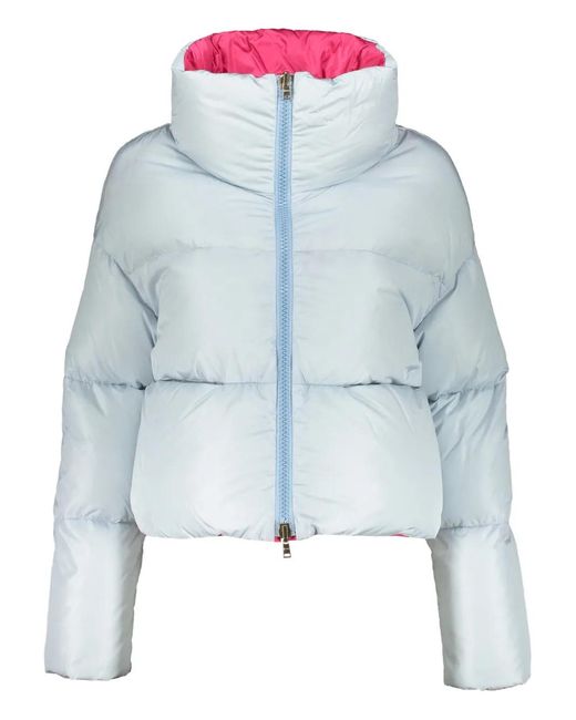Herno Pink High-Neck Zip Jacket