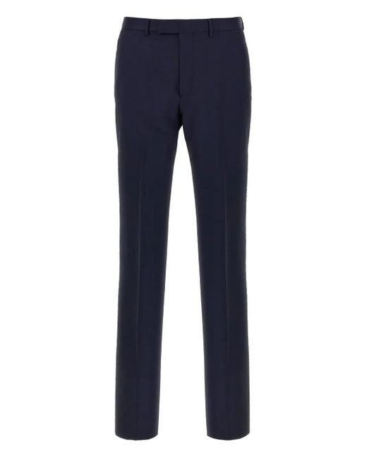 Zegna Blue Wool Single-Breasted Suit for men