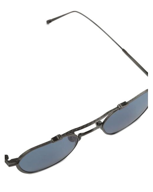 Matsuda Blue Geometric-Frame Sunglasses for men