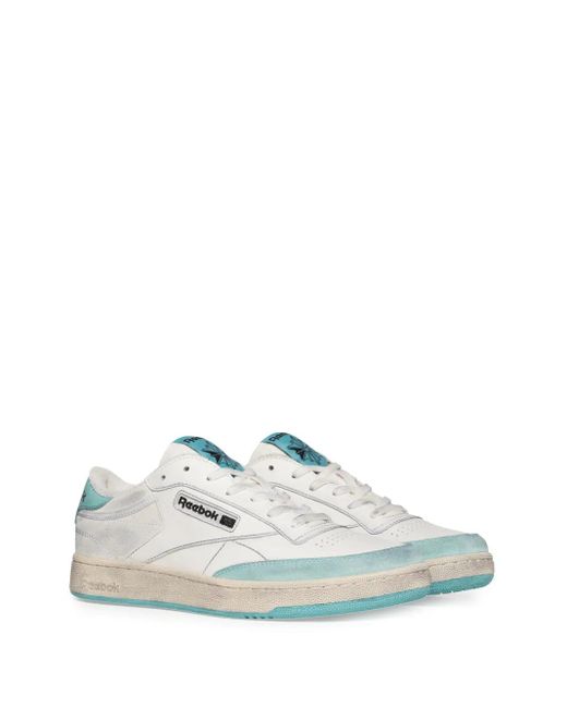 Reebok White Club C Vintage Low-Top Sneakers