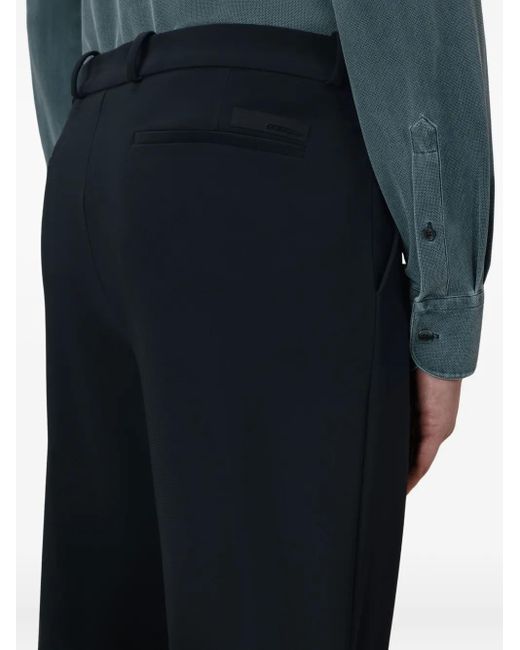Rrd Black Straight-Leg Tapered Trousers for men