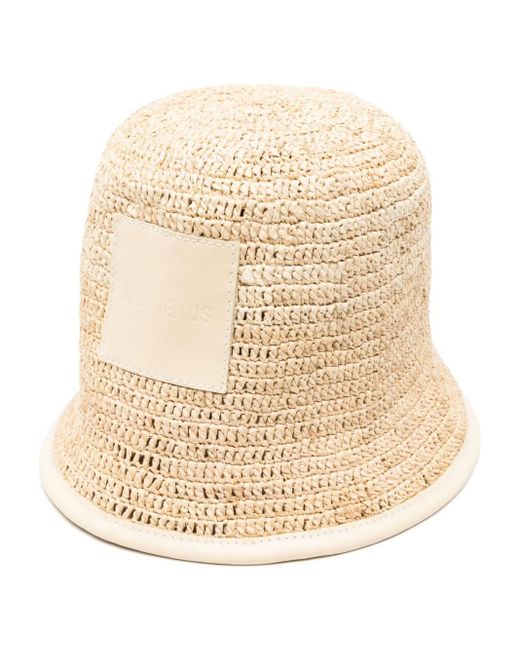 Jacquemus Natural Le Bob Soli Bucket Hat