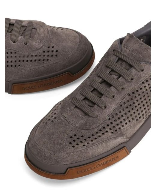 Zapatillas con tiras autoadherente Dolce & Gabbana de hombre de color Brown