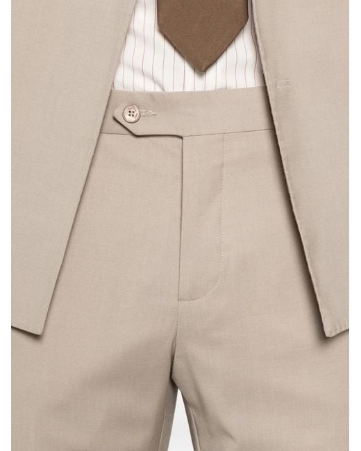 Manuel Ritz White Double-Breasted Suit for men