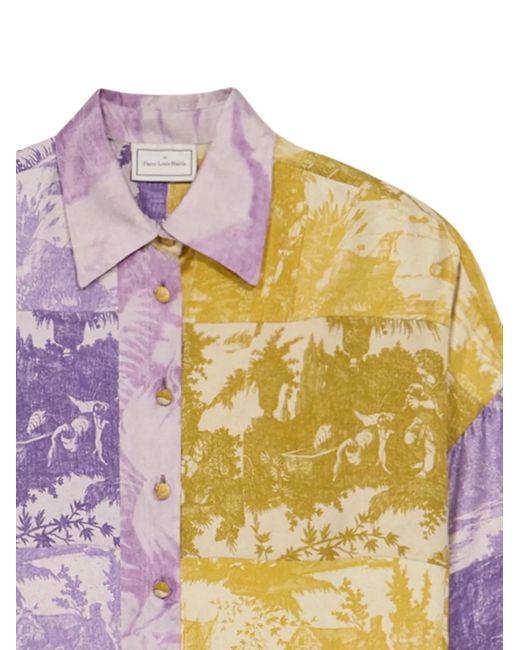 Pierre Louis Mascia Aloe シャツ Yellow