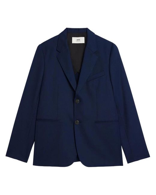 AMI Blue Ami Paris Jackets for men