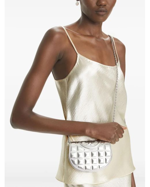 Tory Burch White Fleming Mini Bag