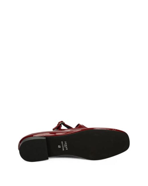 JONAK PARIS Red Ducky Crossover-Strap Pumps