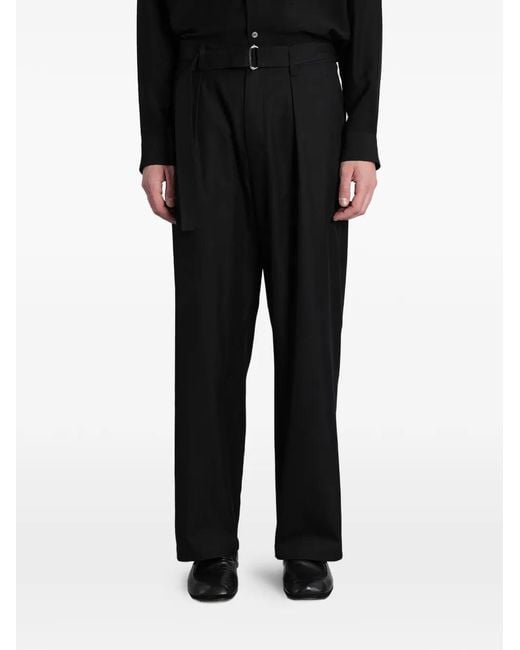 Pantalones Con Cinturón Attachment de hombre de color Black