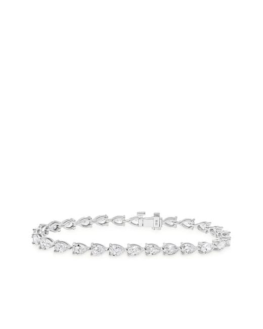 Jewels Aficionado White 18K Diamond Tennis Bracelet