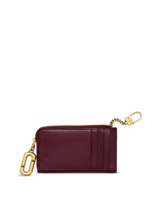 Marc Jacobs Purple Scene Top-Zip Multi Wallet