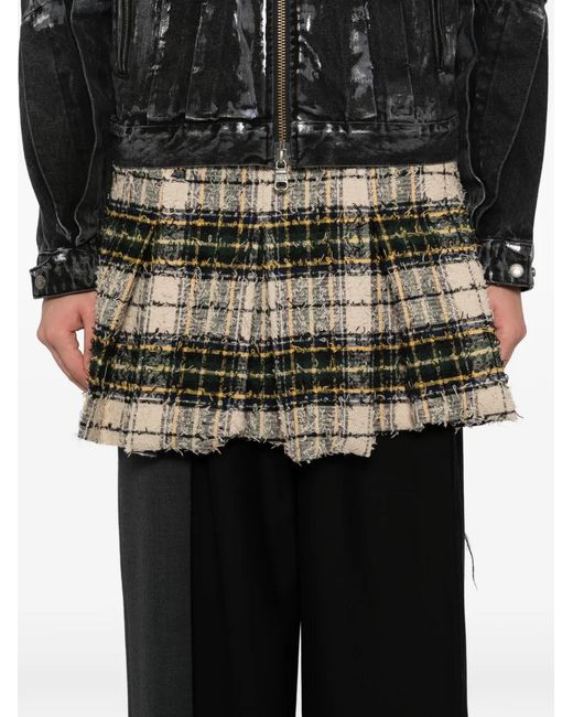 MASU Natural Shaggy Skirt for men