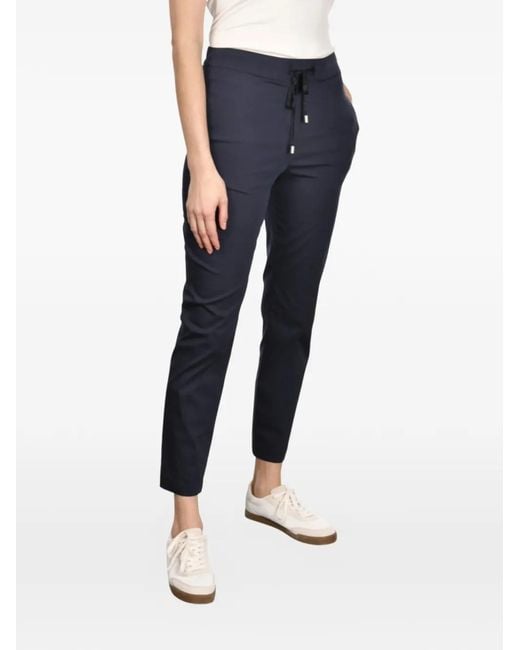 Gran Sasso Blue Drawstring Trousers