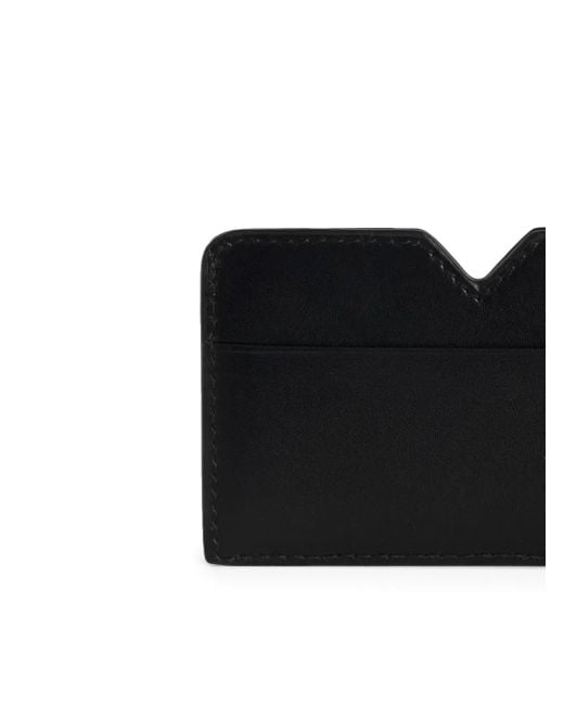 Zadig & Voltaire Black Logo-Embroidered Card Holder