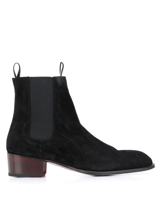 Giuseppe Zanotti Black Slip-on Ankle Boots for men