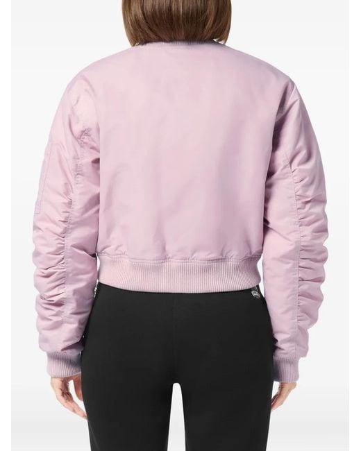 Philipp Plein Pink Bomber Jacket Icon