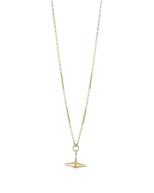 Monica Rich Kosann White Points North Toggle Necklace