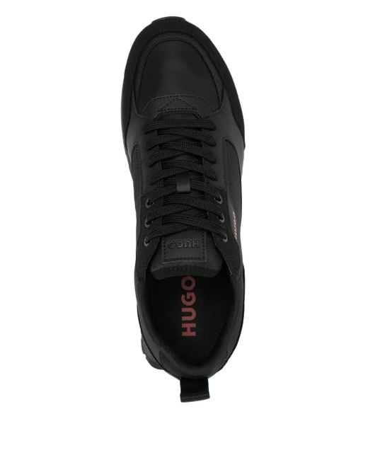 HUGO Sneakers Verfraaid Met Logo in het Black voor heren