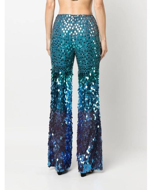 Alberta Ferretti Blue Trousers