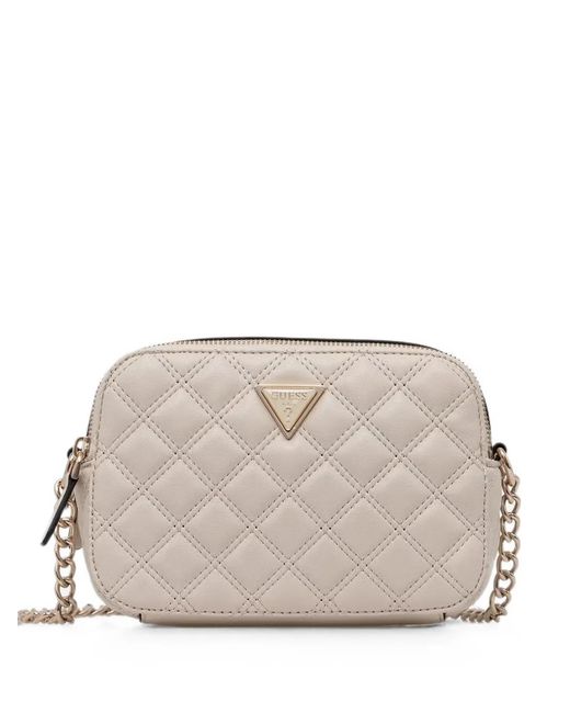 Guess Gray Quilted Shoulder Bag