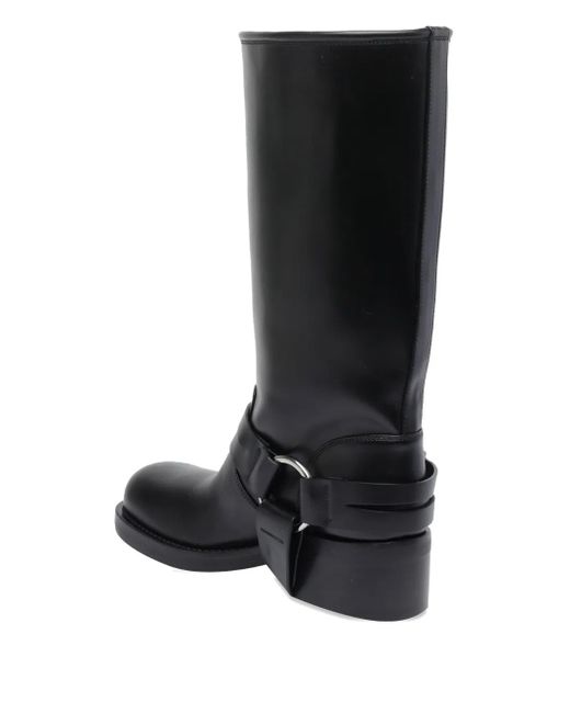 Botas Double Heart con tacón de 50 mm Mach & Mach de color Black