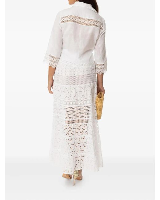 Temptation Positano White Piave Maxi Skirt