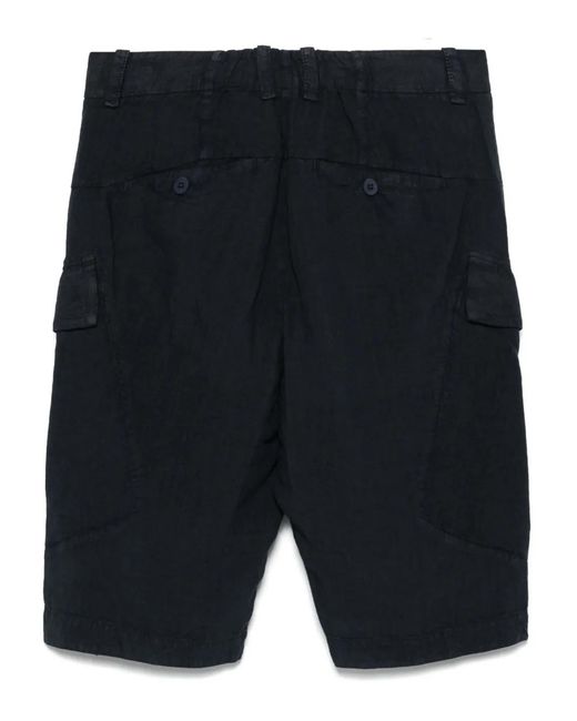 Transit Black Cargo Shorts for men