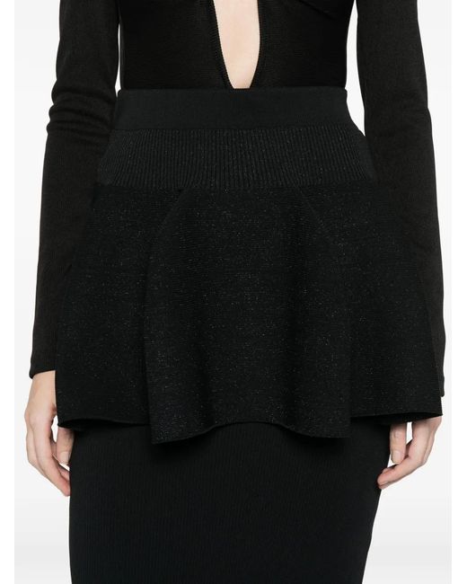 CFCL Pottery Glitter Layered Skirt in Black | Lyst