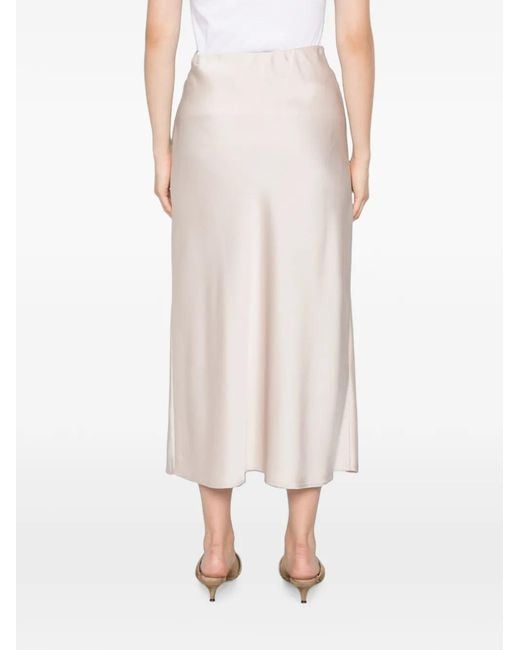 Betty Barclay White Leopard-Print Midi Skirt