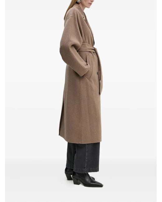 Day Birger et Mikkelsen Brown Belted Double-Breasted Coat