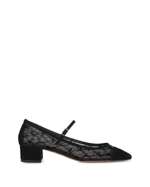 Aquazzura Black Mayor Mesh Pumps