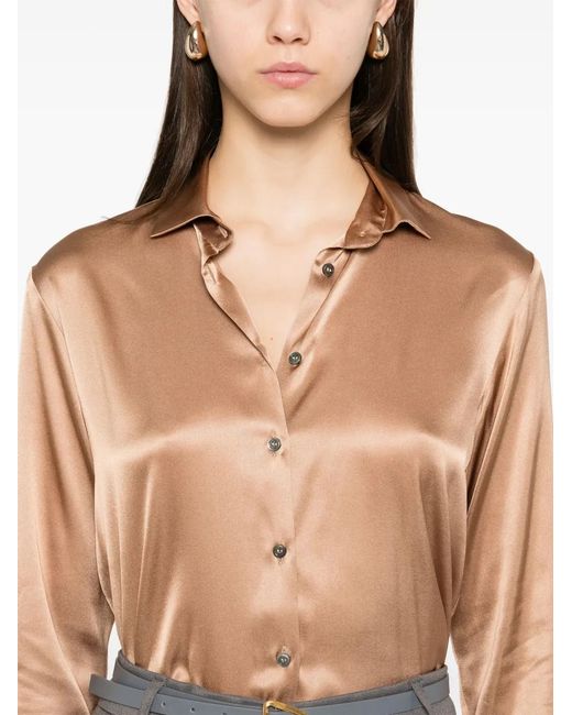 Blanca Vita Natural Satin Shirt