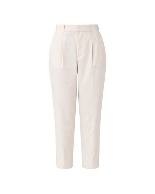 PT Torino White Torino Daz Slim-Cut Tailored Trousers