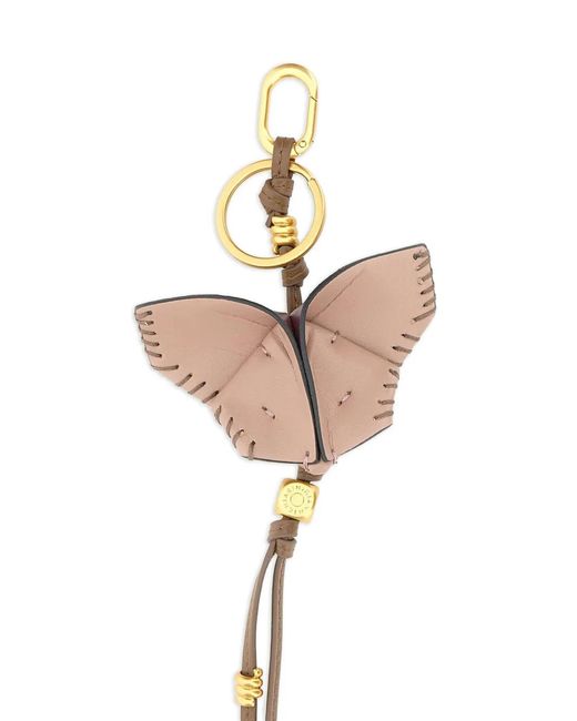 Gianni Chiarini White Butterfly Origami-Inspired Keyring