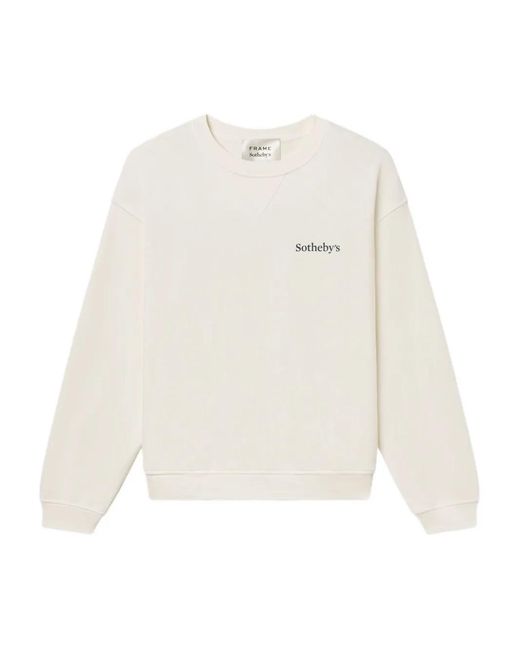 FRAME White X Sotheby's Graphic Sweatshirt