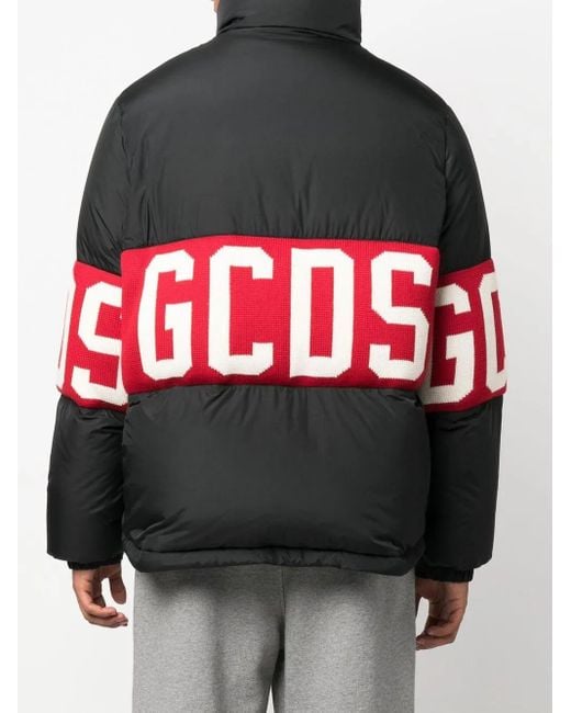 Piumino In Maglia di Gcds in Black da Uomo