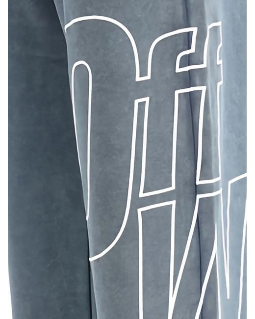 Off-White c/o Virgil Abloh Blue Outline Arrow Track Pants for men