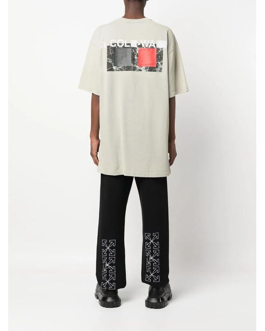 A_COLD_WALL* Gray Cubist Short-Sleeve T-Shirt for men