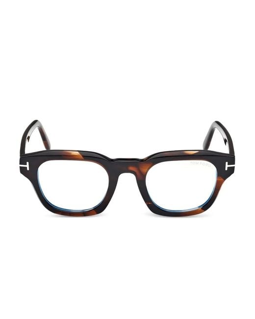 Tom Ford Brown Square-Frame Glasses for men