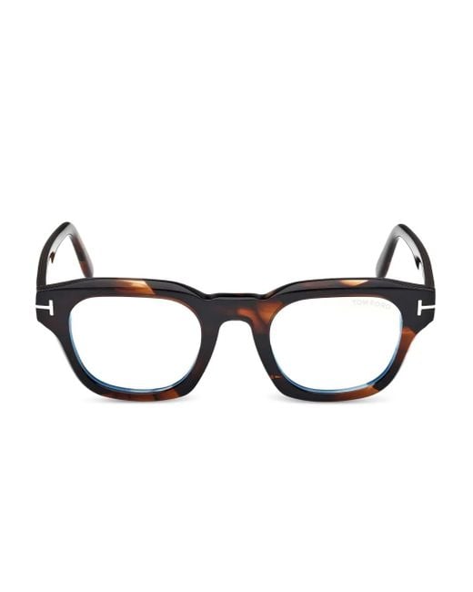 Tom Ford Brown Square-Frame Glasses for men