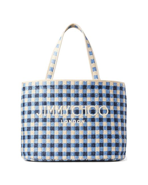 Jimmy Choo Blue Mini Tote Handbag