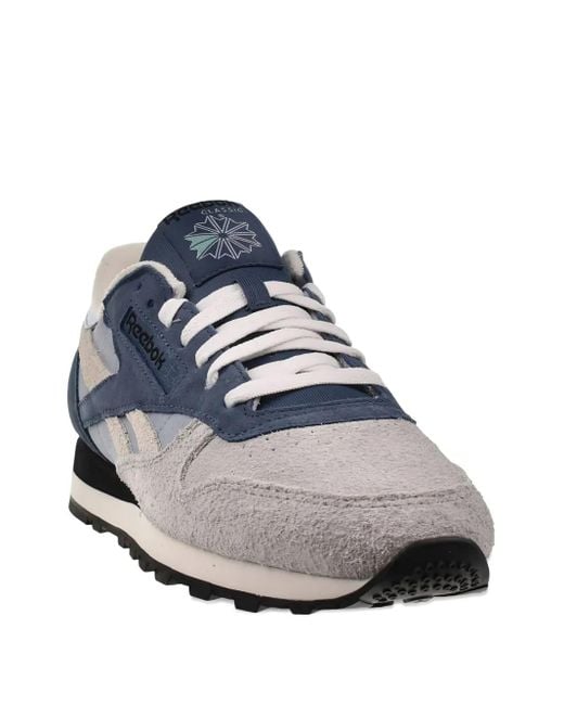 Reebok Blue Classic Leather Sneakers
