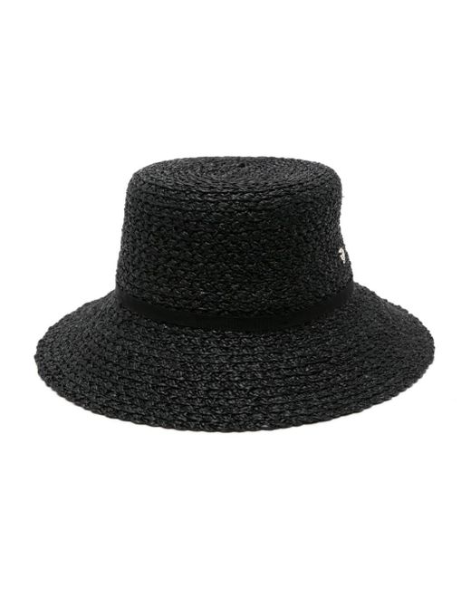 Helen Kaminski Naaima Raffia Sun Hat in het Black