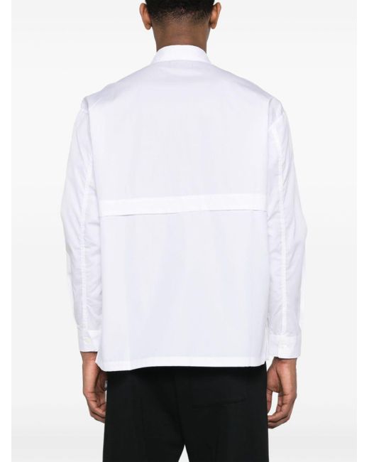 Comme des Garçons Katoenen T-shirt Met Trekkoord in het White voor heren