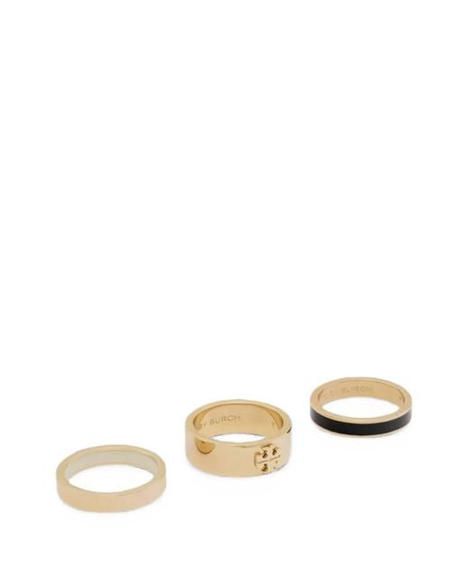 Tory Burch Metallic Icon Rings Set