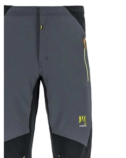 Karpos Blue Logo-Print Performance Trousers for men