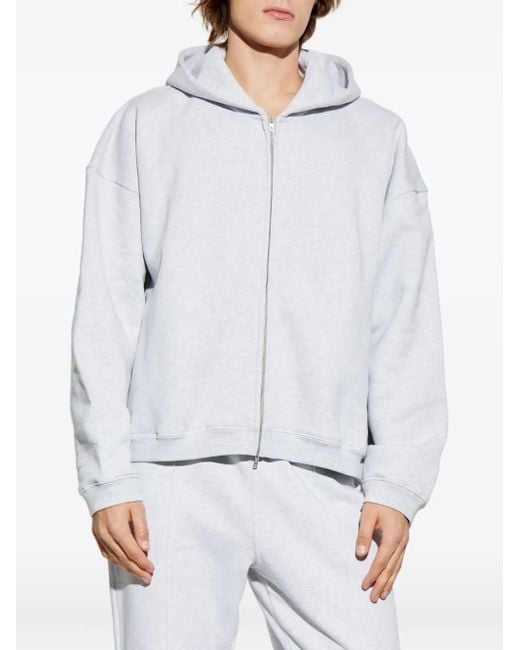Represent White Initial Boxy Hoodie for men
