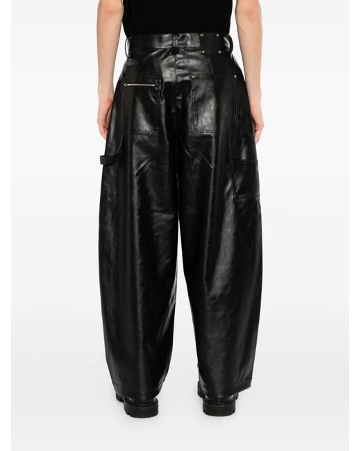 TEAM WANG design Gray Reset Wide-Leg Trousers